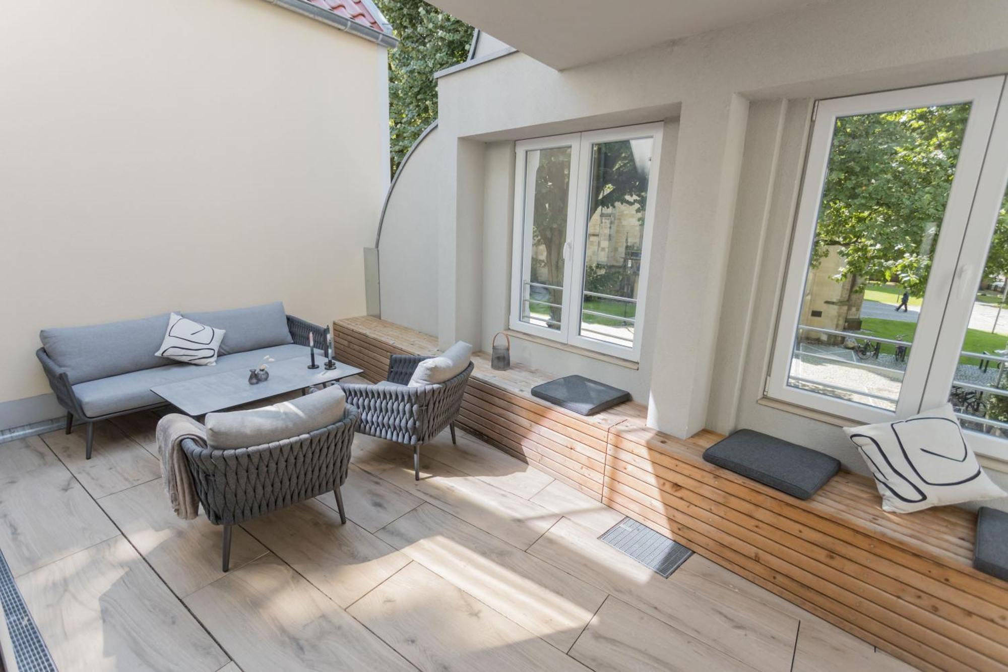 Stilvolles City-Apartment Glocke Ludinghausen Eksteriør bilde